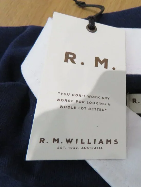 R.M. WILLIAMS Culburra Collared Rugby Shirt XXL Preppy Sport Casual Retro - Picture 14 of 14